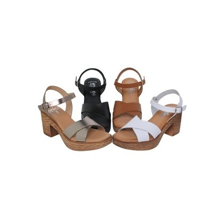 SANDALE FEMME CUIR