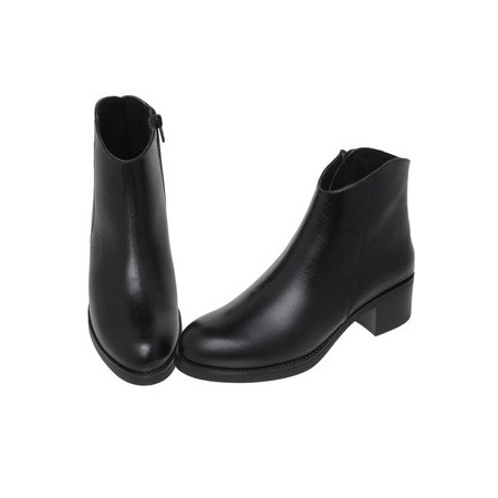 WOMEN'S LEATHER ANKLE BOOTS