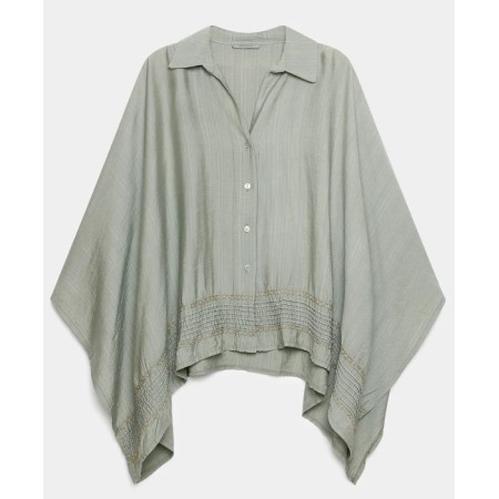 HARMONIAS CURVE CAPE BLOUSE
