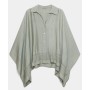HARMONIAS CURVE CAPE BLOUSE