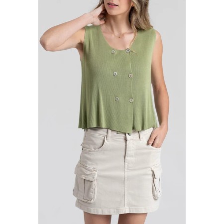 GILET CROISE