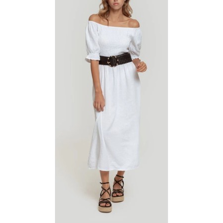ROBE EN LIN MASSIMA
