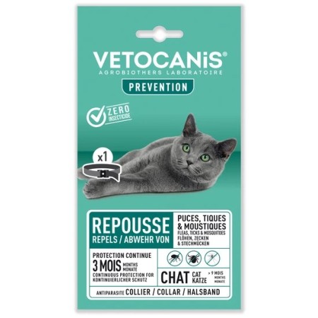 Collier Pour Chat Insectifuge - Vetocanis