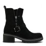 Block heel ankle boots