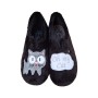 WOMEN'S CAT MEU LARGE EMBROIDERED SLIPPERS