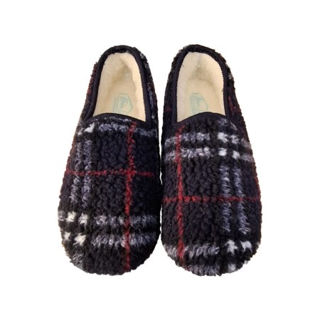 MEU LAR CHECKED MEN'S BEDROOM SLIPPER