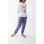 GIRL'S WINTER INTERLOCK DRAWSTRING PAJAMAS
