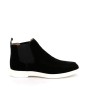 Suede ankle boot