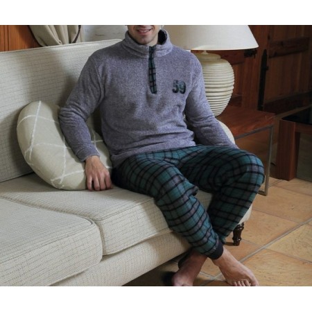 PYJAMA HIVER CORALINA HOMME NICOLAS BLANCA HERNANDEZ