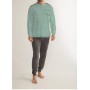 PYJAMA D'ÉTÉ EN COTON À MANCHES LONGUES HOMME DIASSI