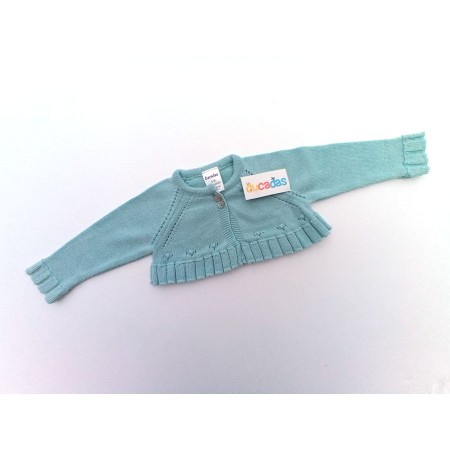 VESTE EN MAILLE COURTE POUR BÉBÉ