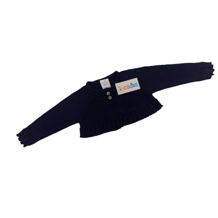 SHORT KNITTED JACKET FOR BABY