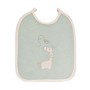 BABY BIB WITH EMBROIDERED GIRAFFE 18×20 CM MY CUTE ONES